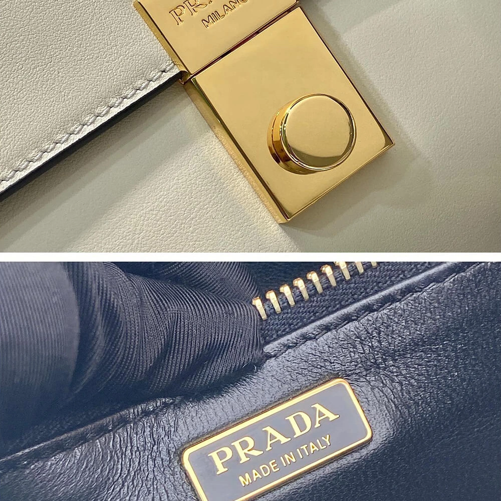 UrbanStyle Prada  Sound large leather shoulder bag with charms(high-end grade) 3031