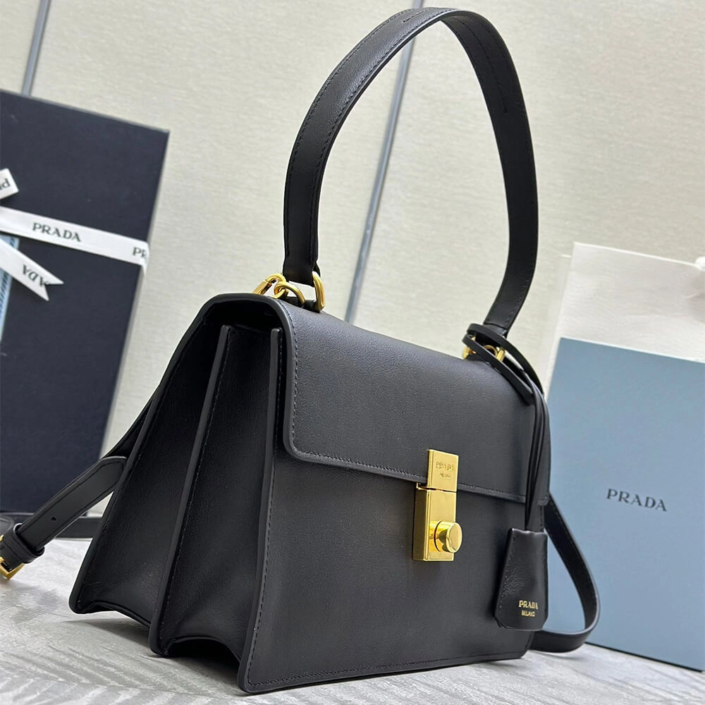 Prada  Sound medium leather shoulder bag(high-end grade) Thermal 3025