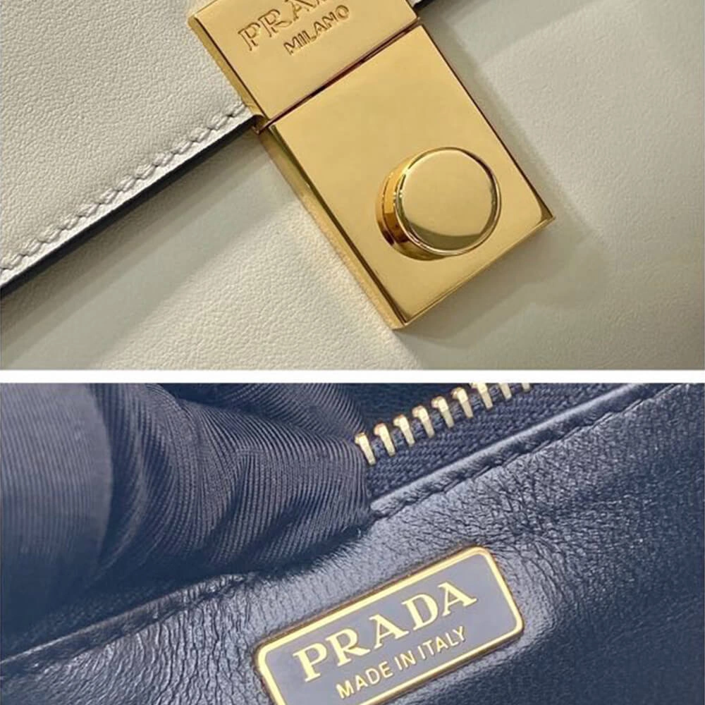 AllSeason Prada  Sound small leather shoulder bag with charms(high-end grade) 3023