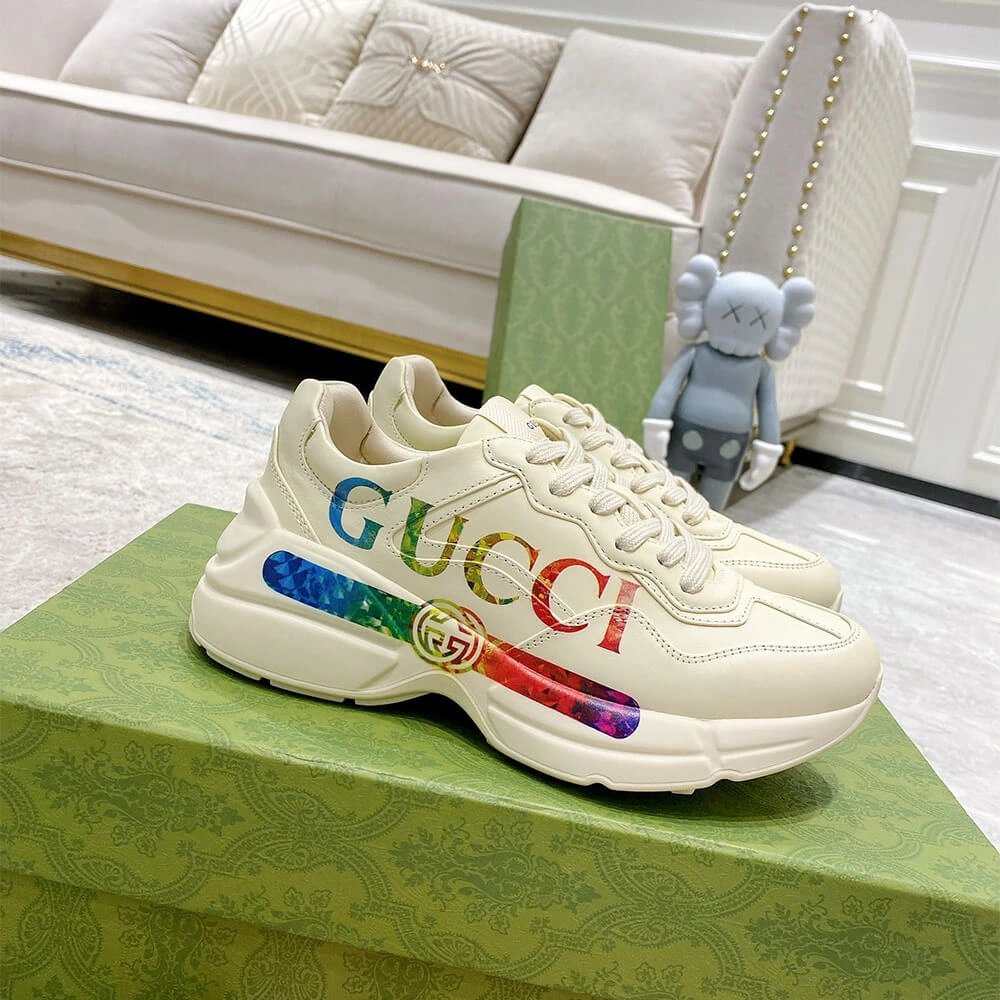 AllSeason Rhyton sneaker with Gucci print 3263