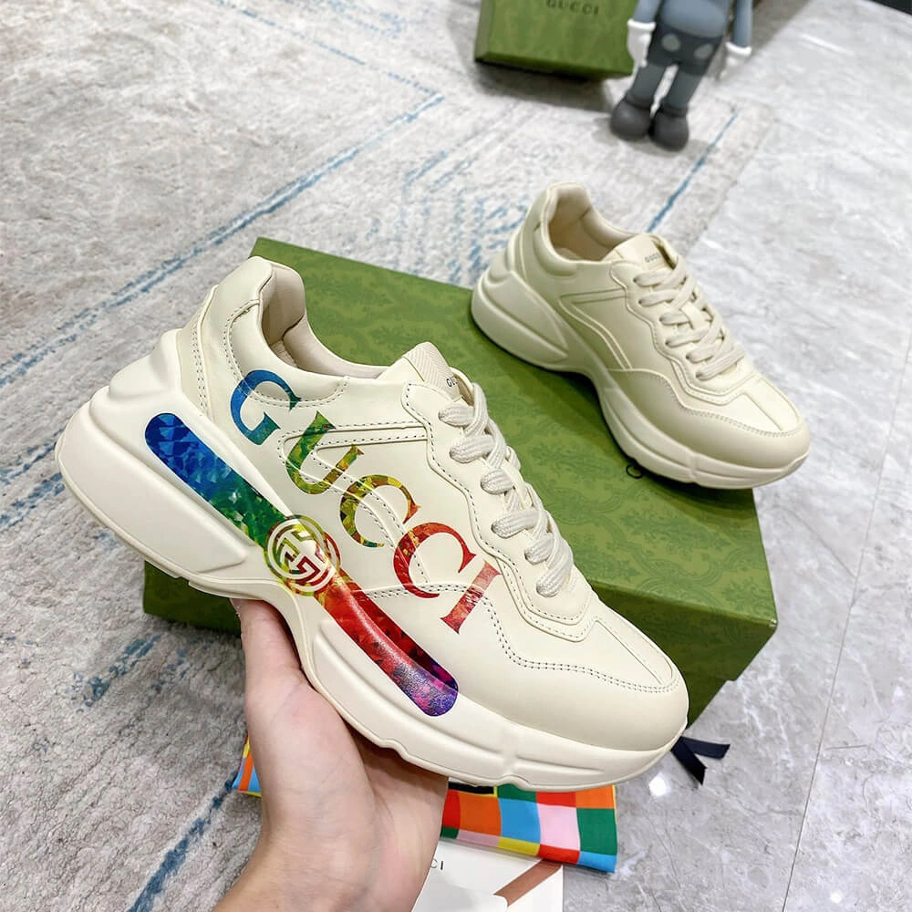 AllSeason Rhyton sneaker with Gucci print 3263