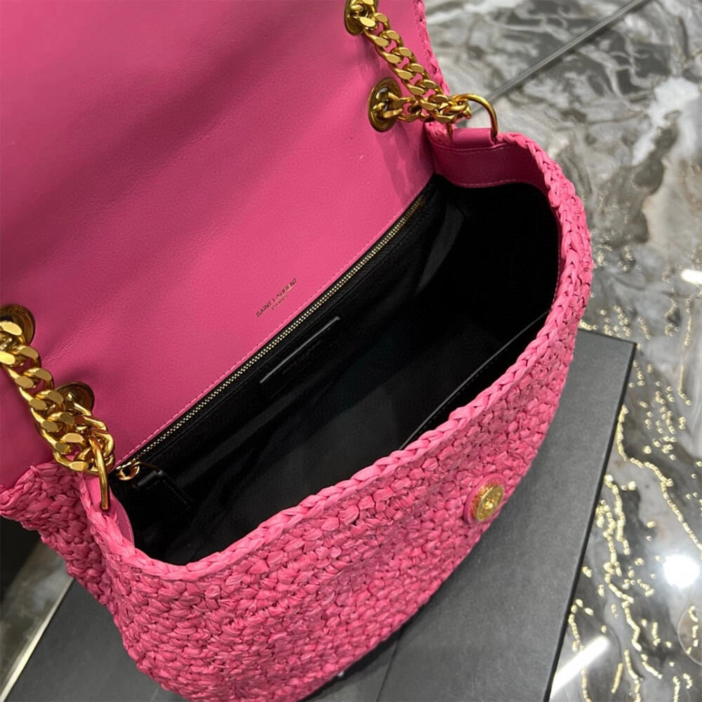 SAINT LAURENT NIKI CHAIN MEDIUM IN RAFFIA(HIGH-END GRADE) OnTrend 2708