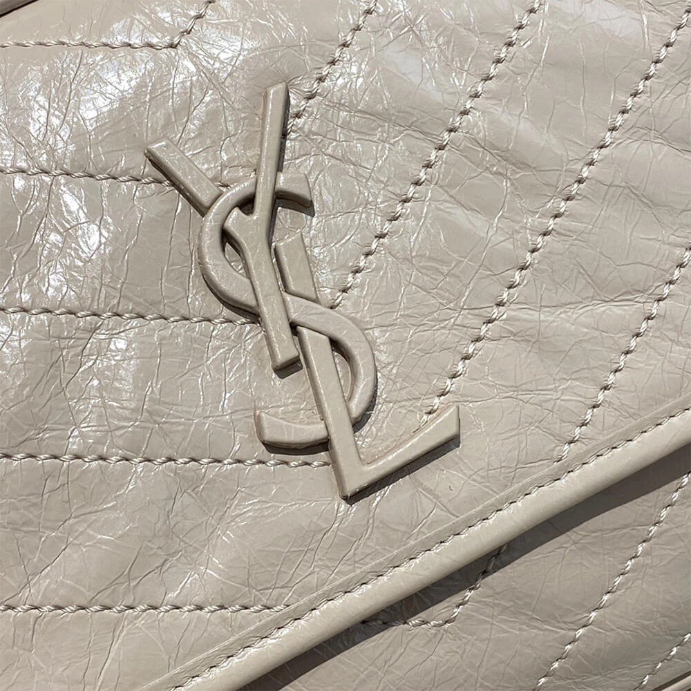 Effortless SAINT LAURENT NIKI MEDIUM IN CRINKLED VINTAGE LEATHER 2854