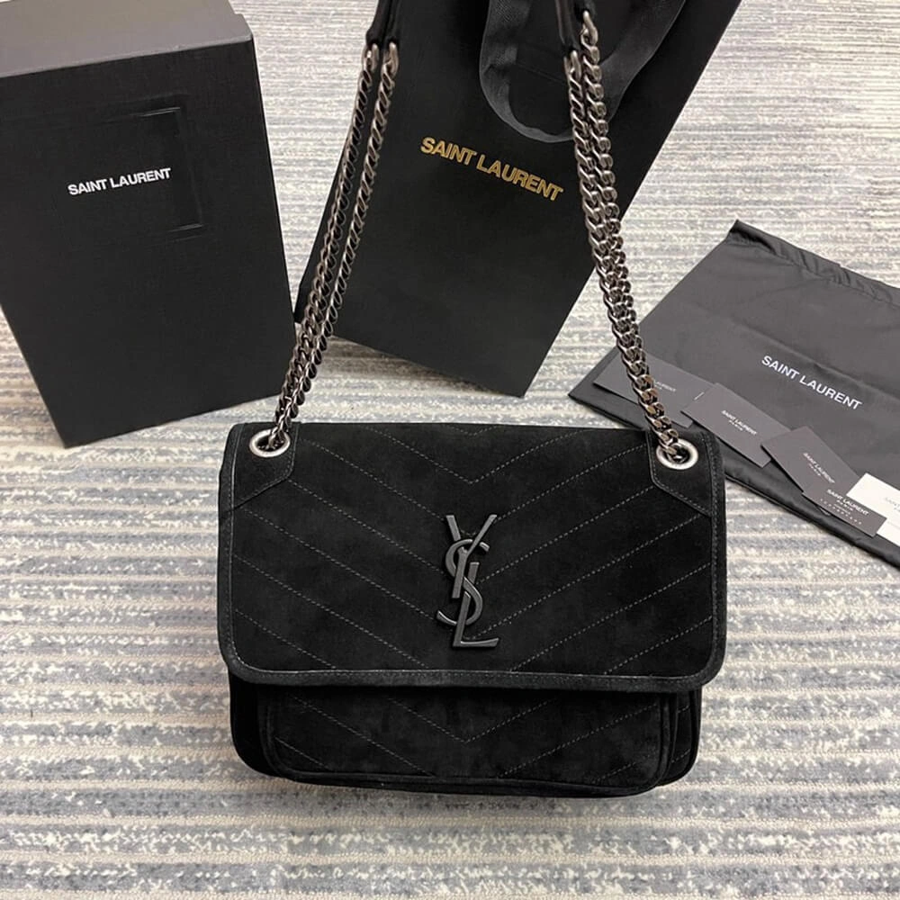 SAINT LAURENT NIKI MEDIUM IN SUEDE WaterResistant 2882