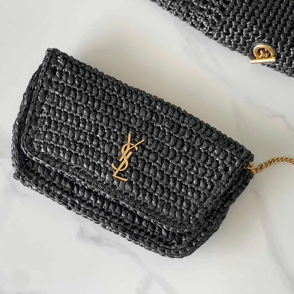 Original SAINT LAURENT icare in raffia(HIGH-END GRADE) 2766