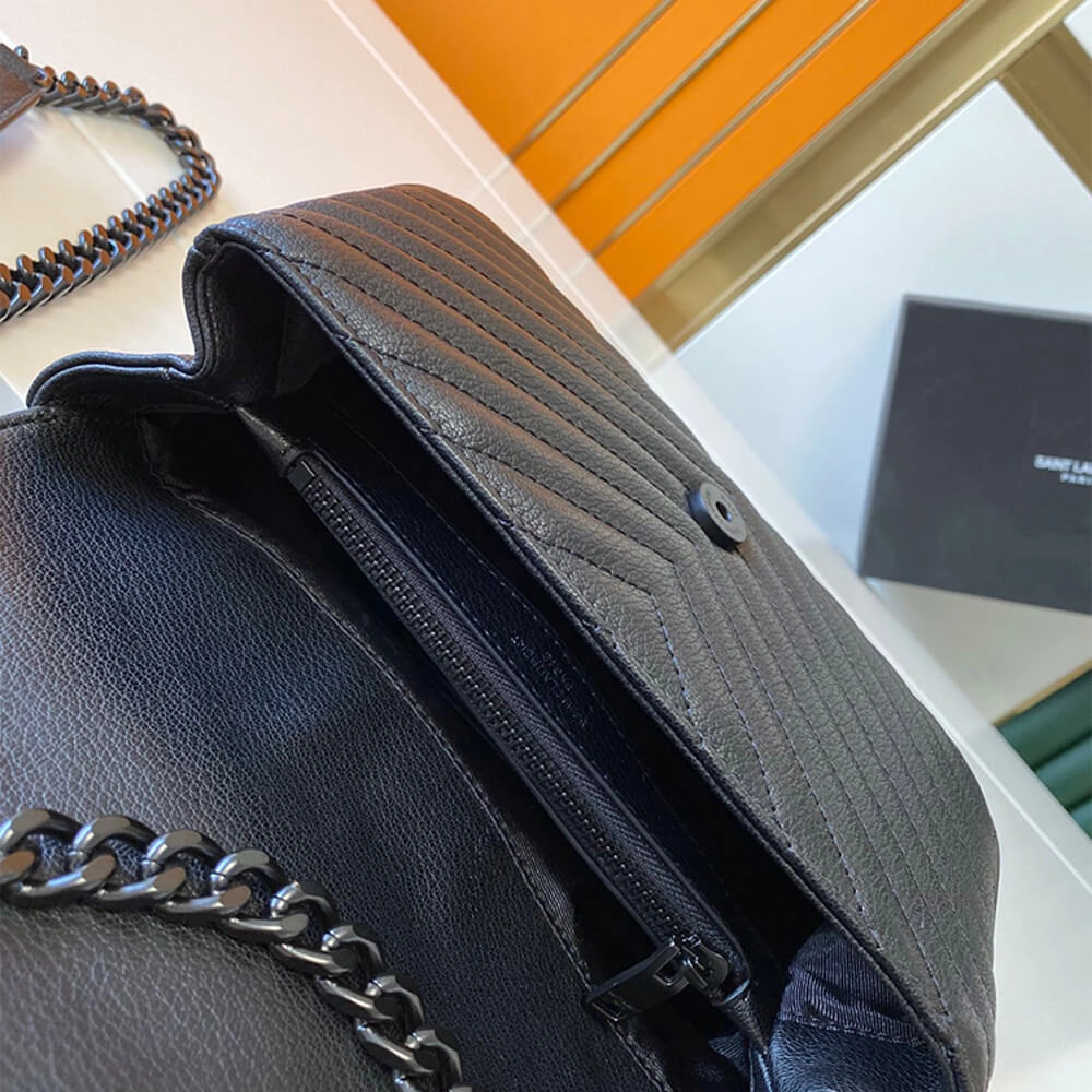 Upgraded Saint Laurent College quilted-leather satchel bag 2880