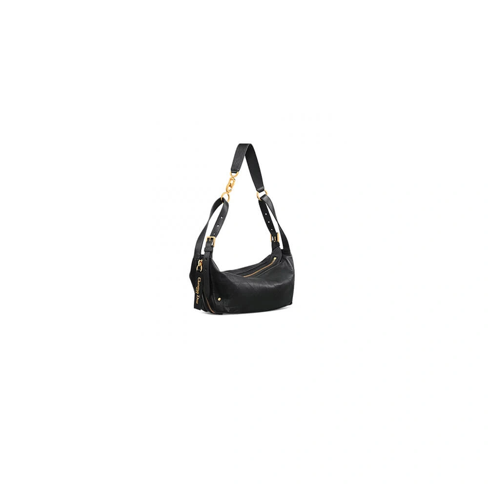 Small D-Journey Bag in Shiny Goatskin(HIGH-END GRADE) Sustainable 2248