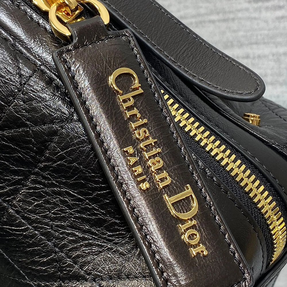 Small D-Journey Bag in Shiny Goatskin(HIGH-END GRADE) Sustainable 2248