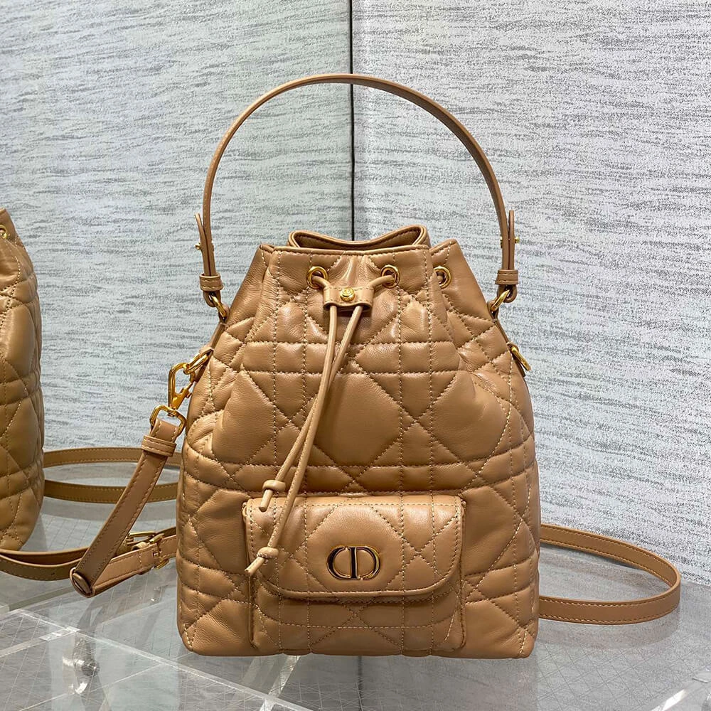 Small Dior Caro Bucket Bag(HIGH-END GRADE) Compact 2198