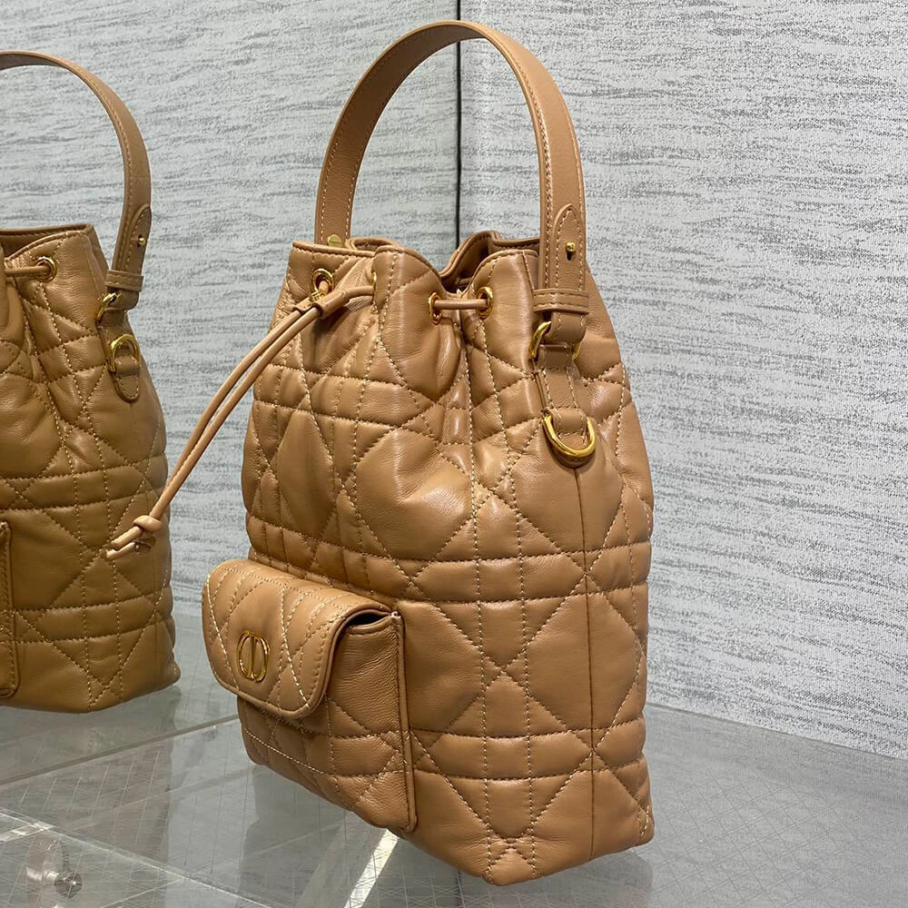 Small Dior Caro Bucket Bag(HIGH-END GRADE) Compact 2198