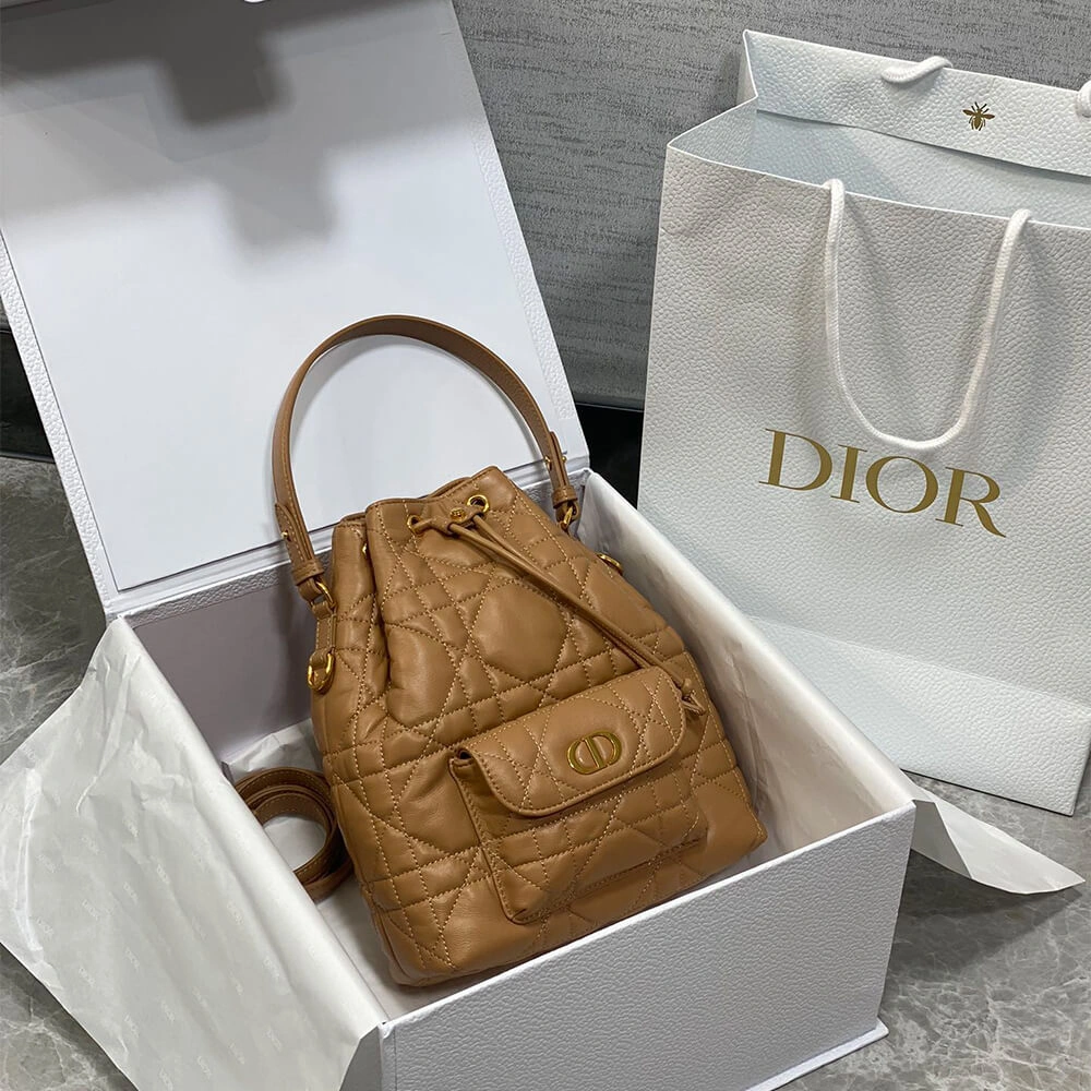 Small Dior Caro Bucket Bag(HIGH-END GRADE) Compact 2198