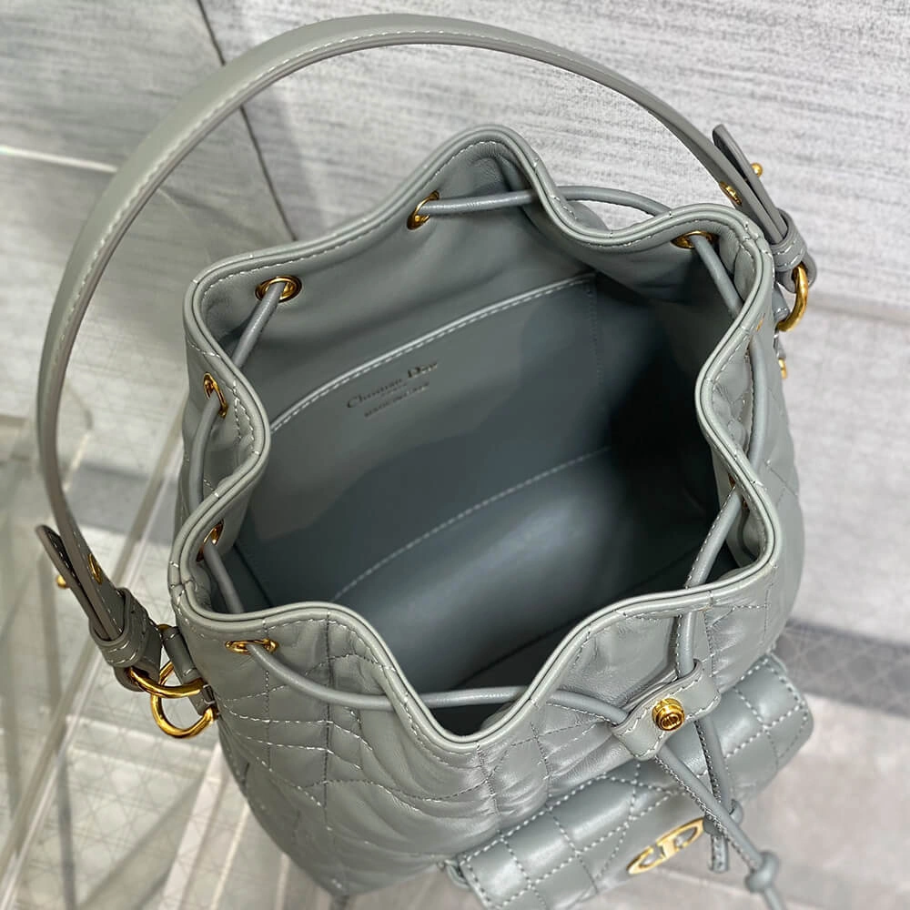 Seasonal Small Dior Caro Bucket Bag(HIGH-END GRADE) 2256