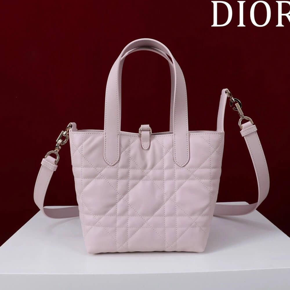 Small Dior Toujours Vertical Tote Bag(high-end grade) Effortless 2375