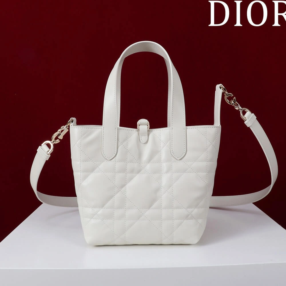 Minimalist Small Dior Toujours Vertical Tote Bag(high-end grade) 2373