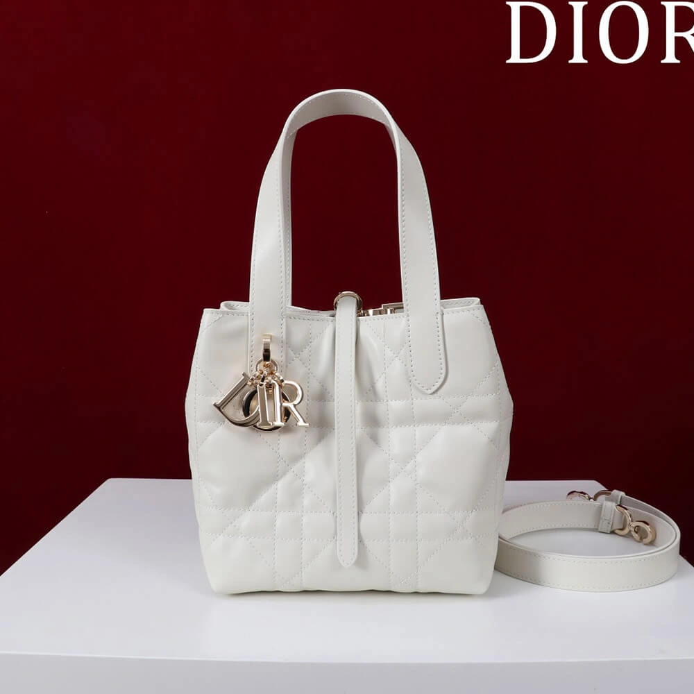 Minimalist Small Dior Toujours Vertical Tote Bag(high-end grade) 2373