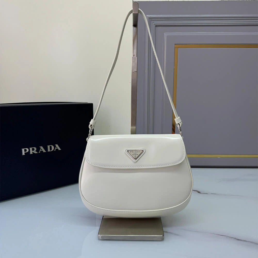 Colorful Small Prada Cleo brushed leather shoulder bag with flap 3037