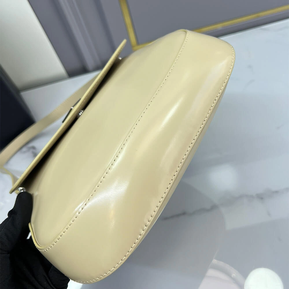 HighPerformance Small Prada Cleo brushed leather shoulder bag with flap 3009