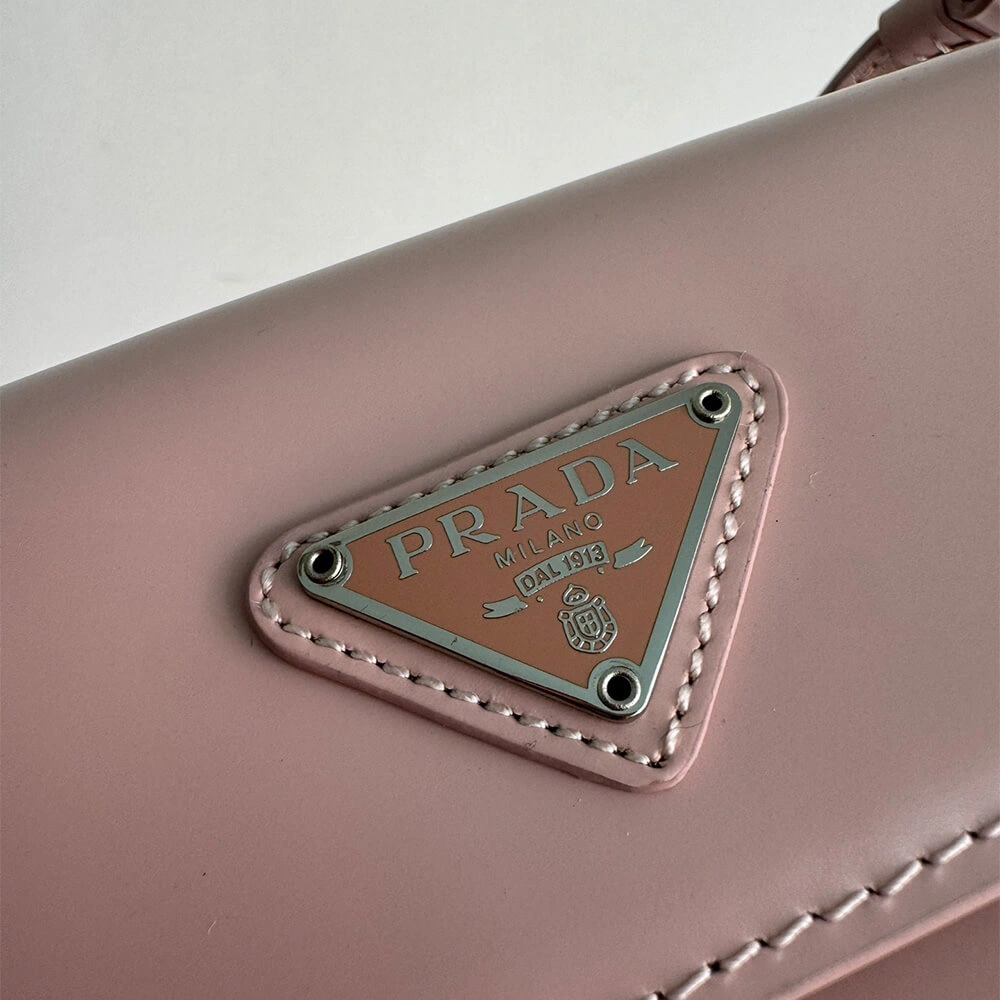 QuickDry Small Prada Cleo brushed leather shoulder bag with flap 3011
