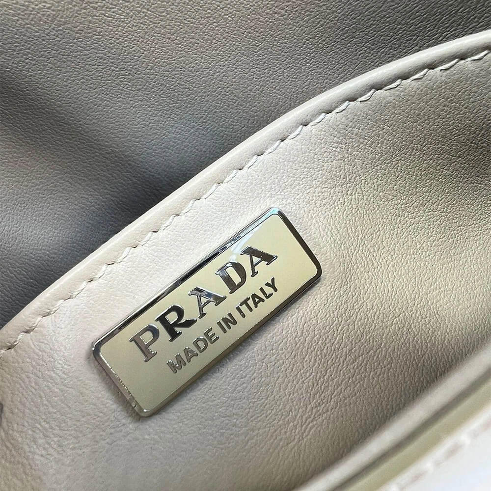 HighPerformance Small Prada Cleo brushed leather shoulder bag with flap 3009