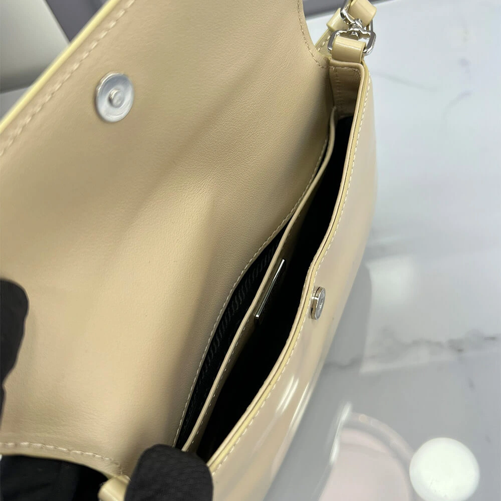 HighPerformance Small Prada Cleo brushed leather shoulder bag with flap 3009