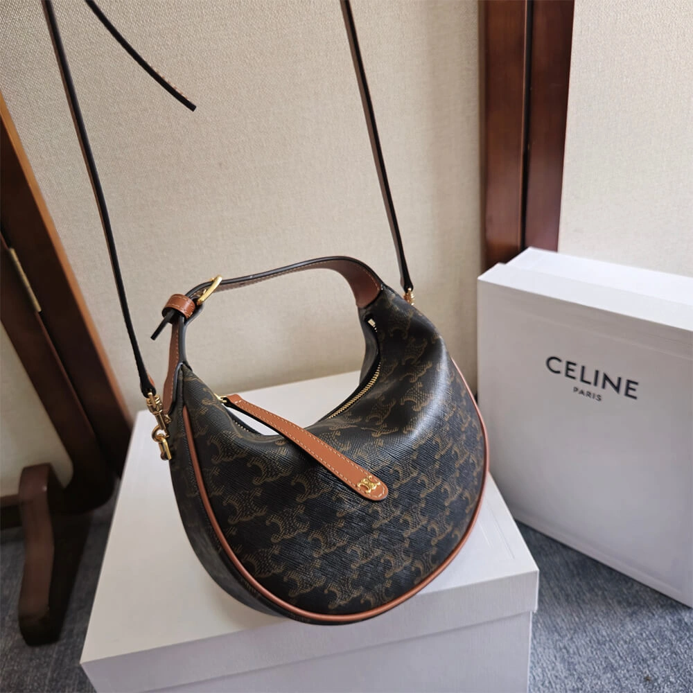 Teen Celine Lulu IN TRIOMPHE CANVAS AND CALFSKIN Stylish 2488