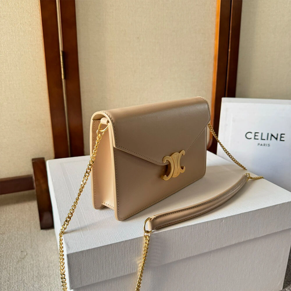 UrbanChic WALLET ON CHAIN MARGO in Shiny calfskin(HIGH-END GRADE) 2520