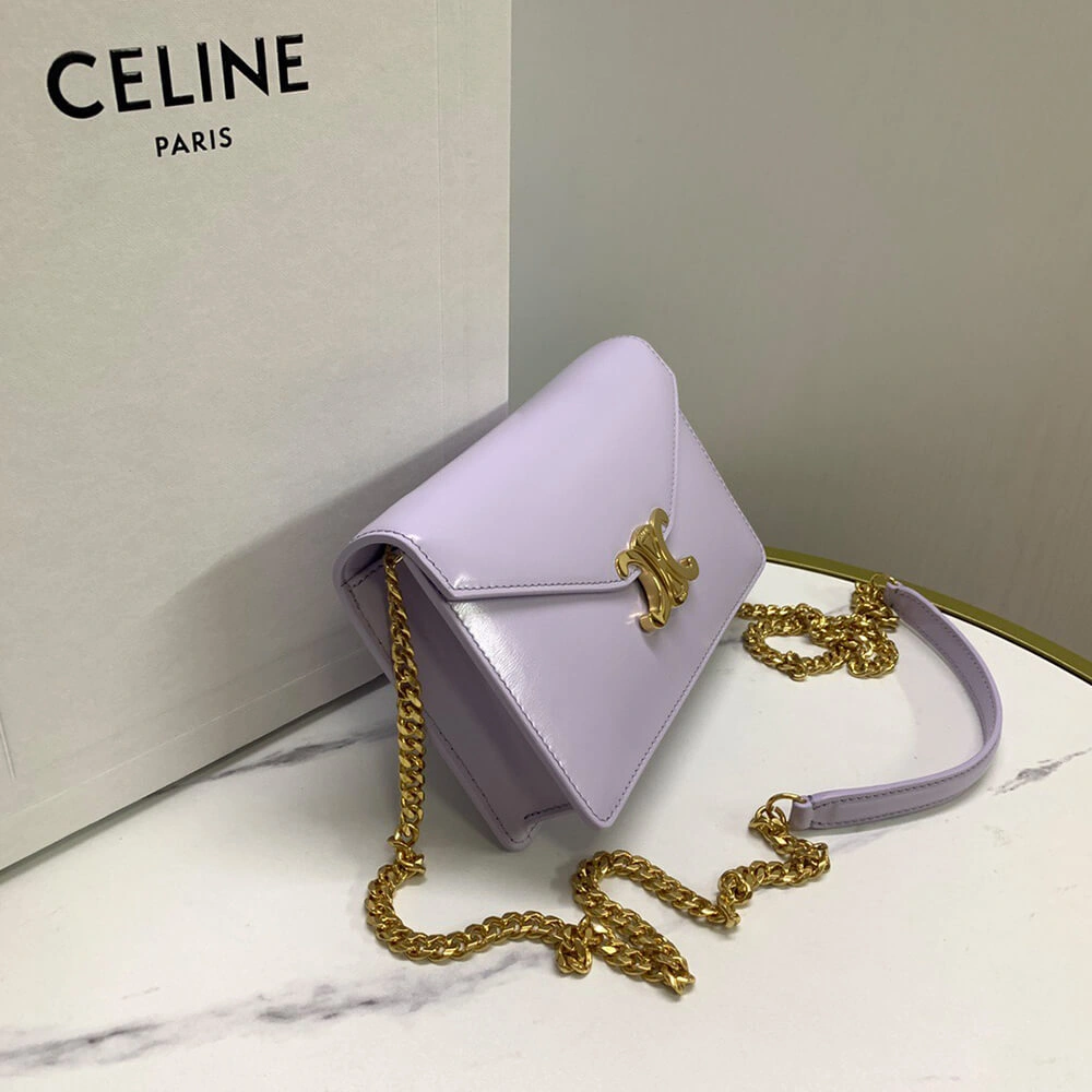 WALLET ON CHAIN MARGO in Shiny calfskin(HIGH-END GRADE) QuickDry 2474