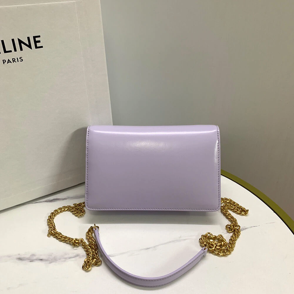 WALLET ON CHAIN MARGO in Shiny calfskin(HIGH-END GRADE) QuickDry 2474
