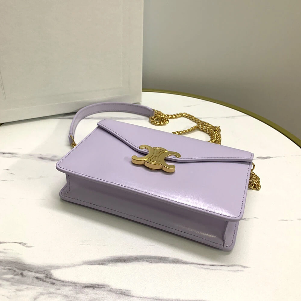 WALLET ON CHAIN MARGO in Shiny calfskin(HIGH-END GRADE) QuickDry 2474