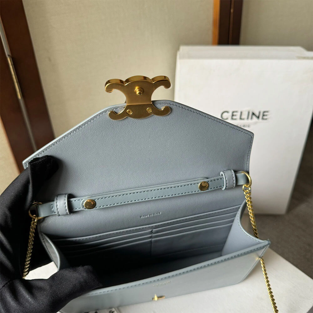 WALLET ON CHAIN MARGO in Shiny calfskin(HIGH-END GRADE) EasyCare 2476