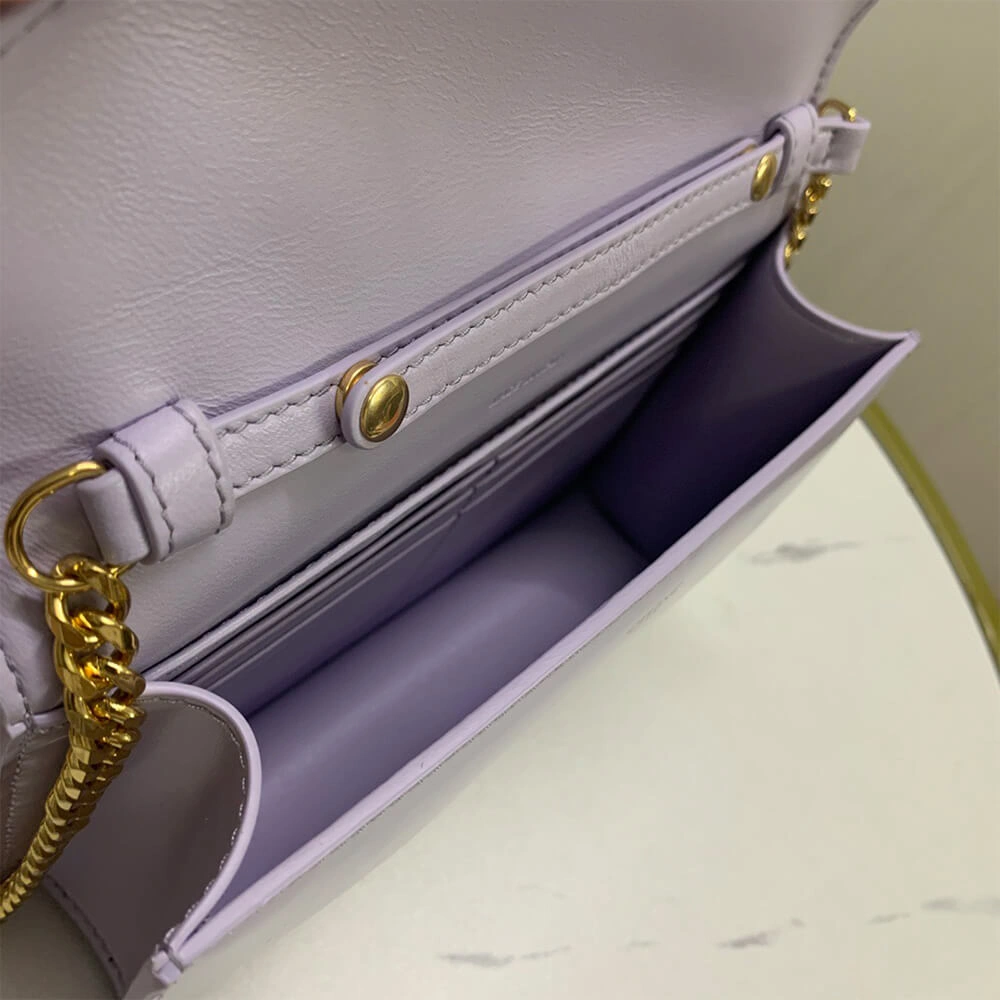 WALLET ON CHAIN MARGO in Shiny calfskin(HIGH-END GRADE) QuickDry 2474