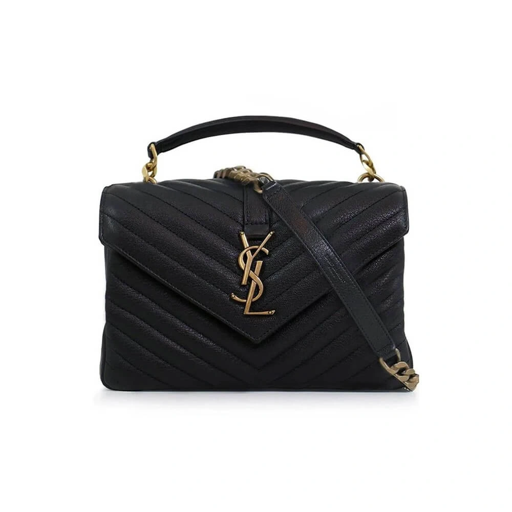Bright YSL COLLEGE LARGE CHAIN BAG 2851