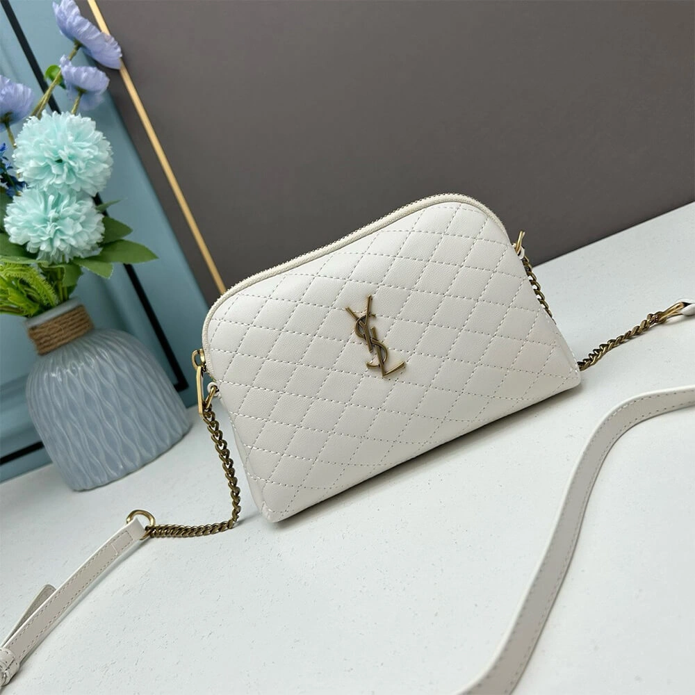 YSL Gaby zipped pouch in quilted lambskin BestValue 2699