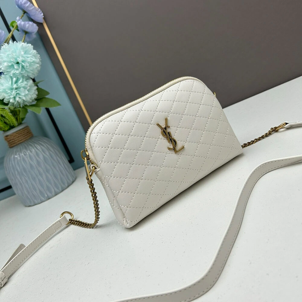 YSL Gaby zipped pouch in quilted lambskin BestValue 2699