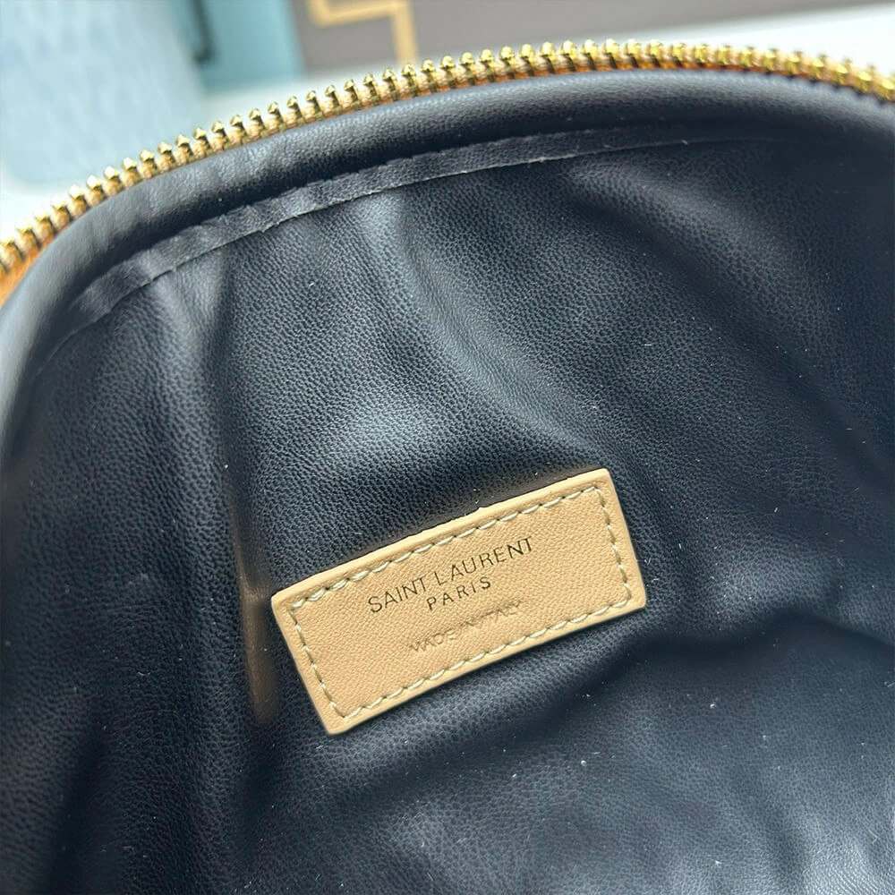 SoftTouch YSL Gaby zipped pouch in quilted lambskin 2687