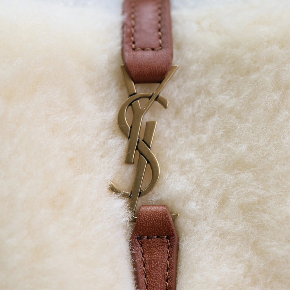 Breathable YSL LE 37 mini in shearling 2622