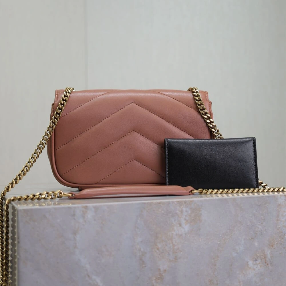 YSL LOULOU MINI in lambskin ZipUp 2839