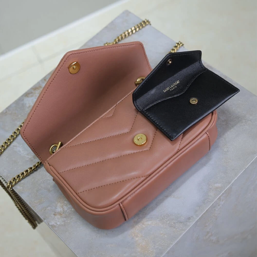 YSL LOULOU MINI in lambskin ZipUp 2839
