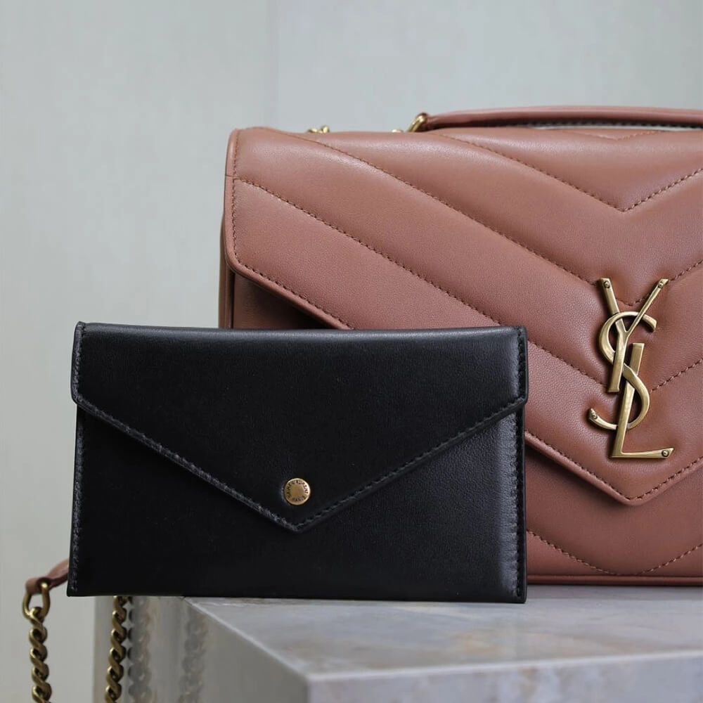 Cozy YSL LOULOU medium in MATELASSÉ lambskin 2838