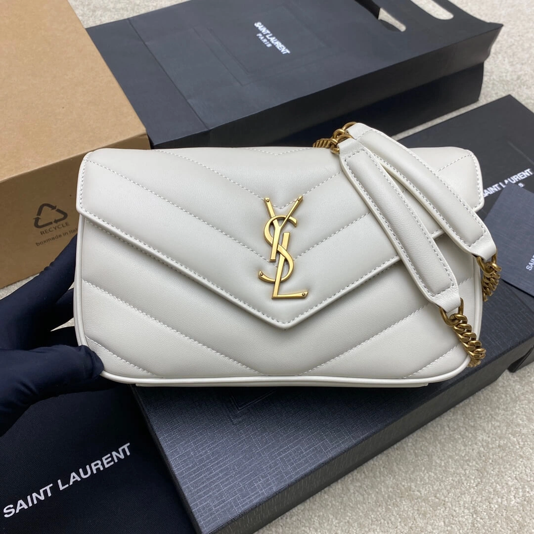 SmartChoice YSL LOULOU small in MATELASSÉ lambskin 2843