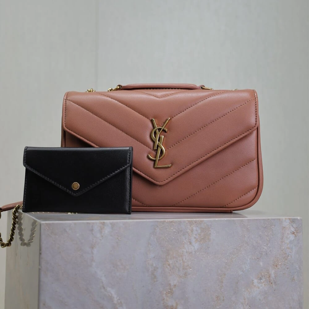YSL LOULOU small in MATELASSÉ lambskin Popular 2828