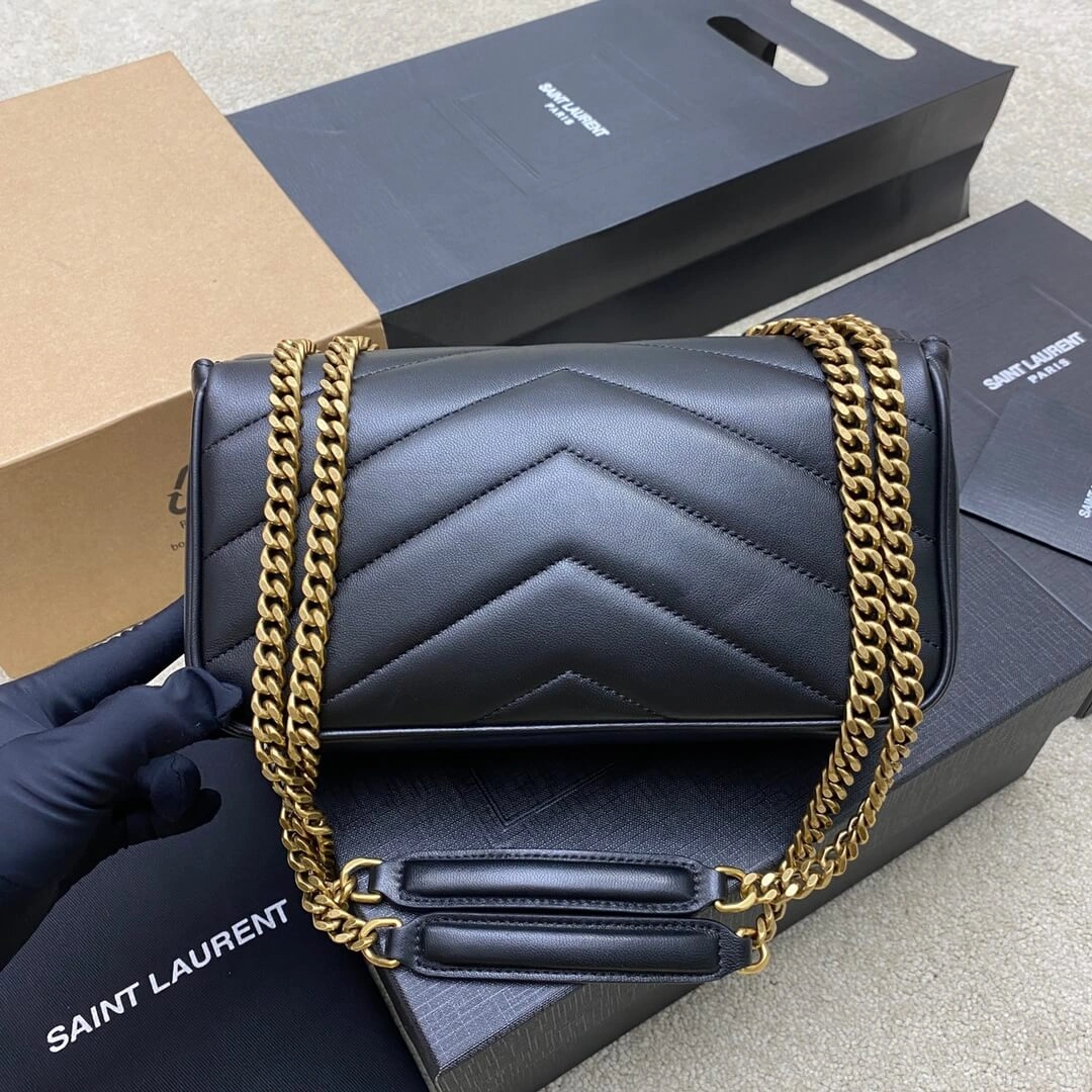 Contemporary YSL LOULOU small in MATELASSÉ lambskin 2847