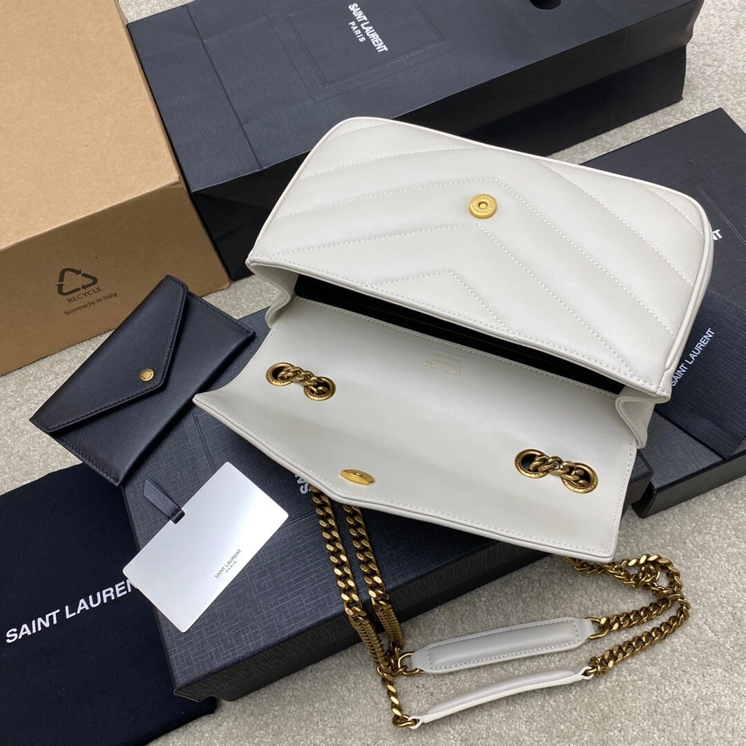 SmartChoice YSL LOULOU small in MATELASSÉ lambskin 2843