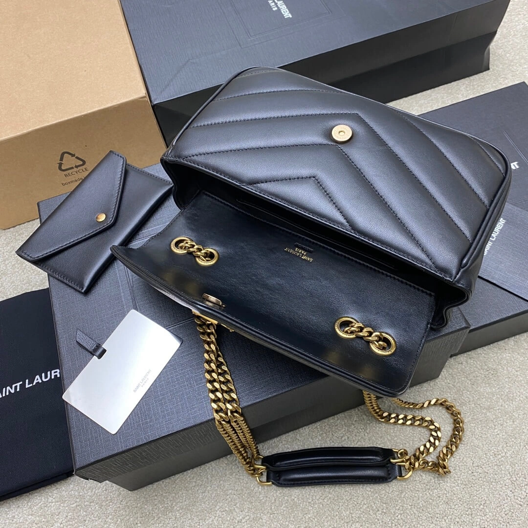 Contemporary YSL LOULOU small in MATELASSÉ lambskin 2847