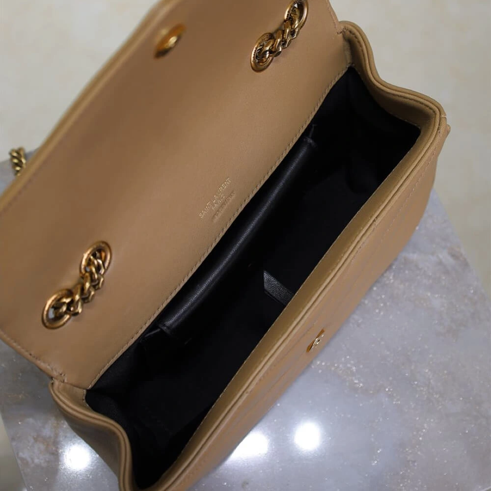 YSL LOULOU small in MATELASSÉ lambskin Packable 2849