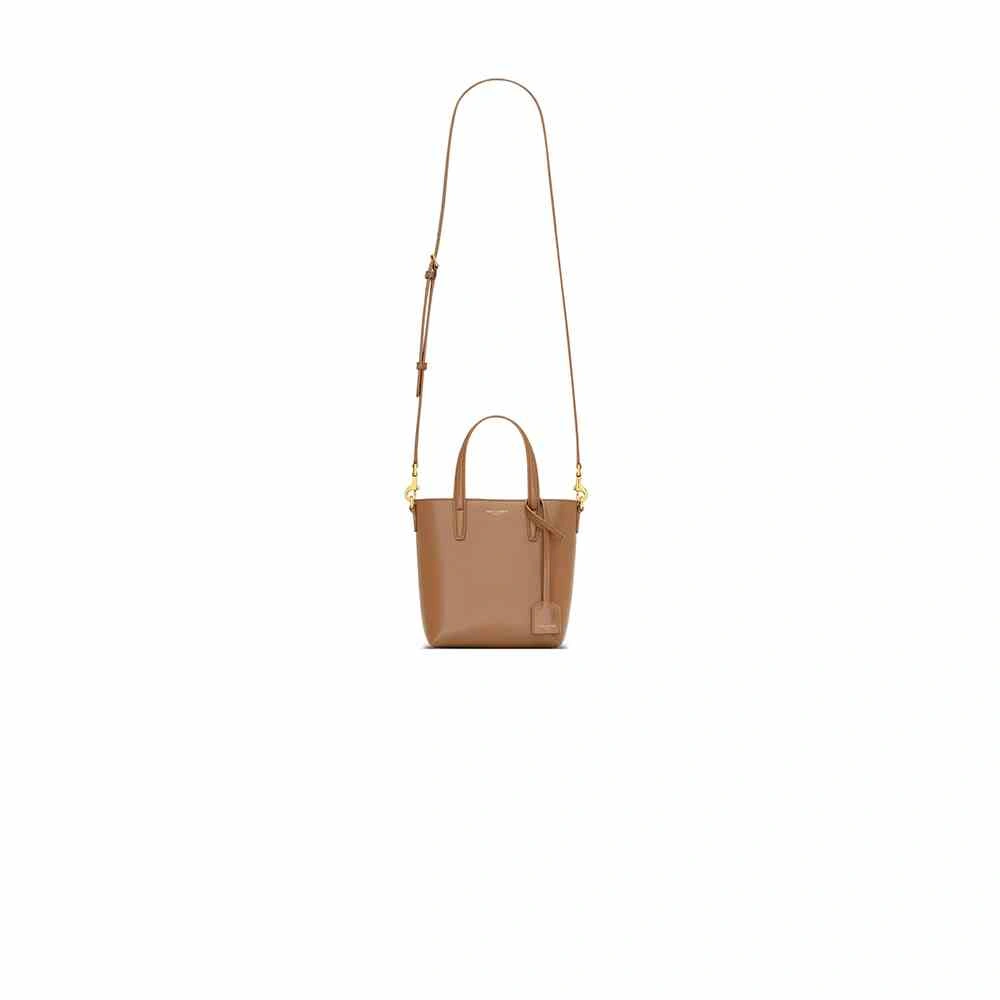 YSL Mini Toy SHOPPING SAINT LAURENT in box leather RelaxedFit 2674