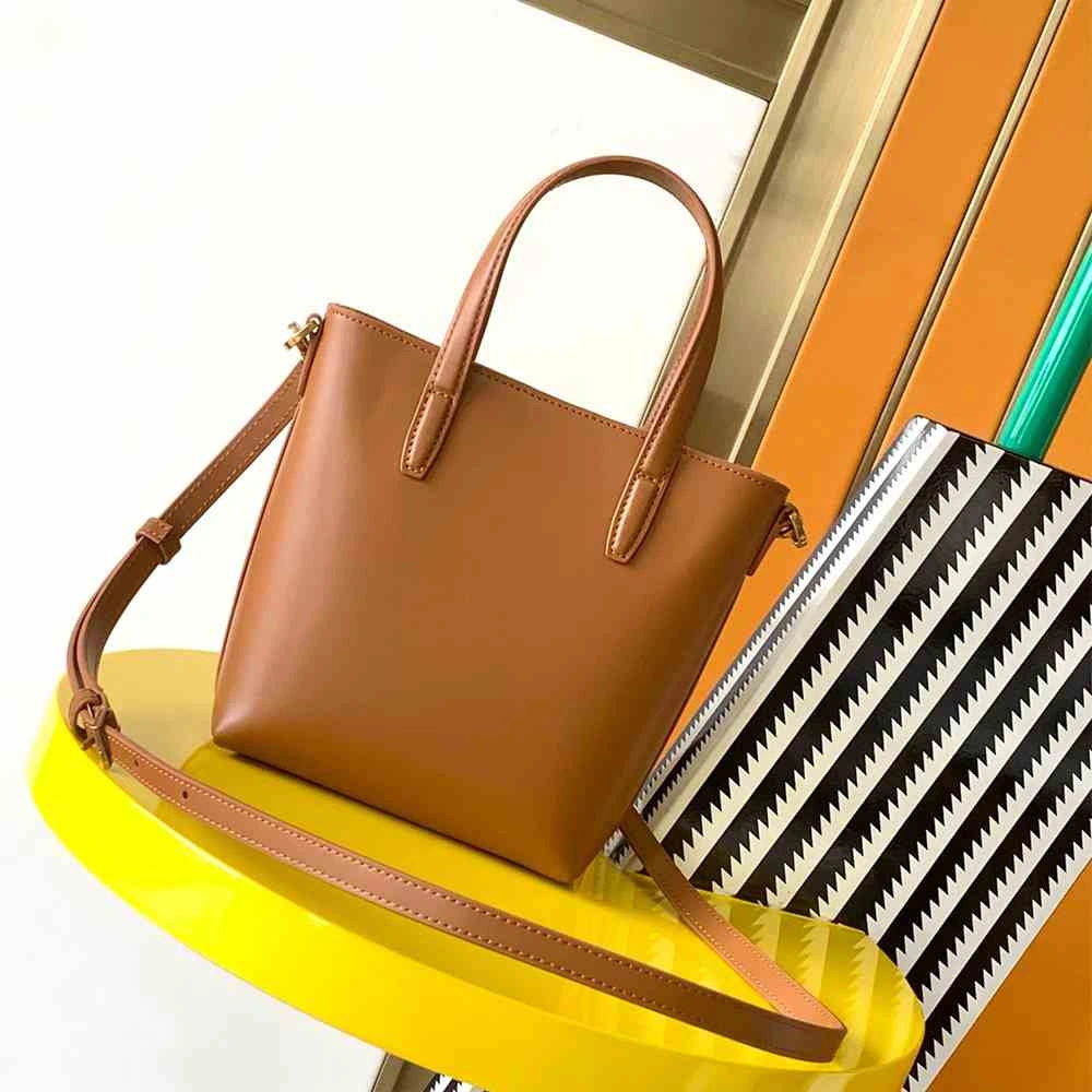 YSL Mini Toy SHOPPING SAINT LAURENT in box leather RelaxedFit 2674