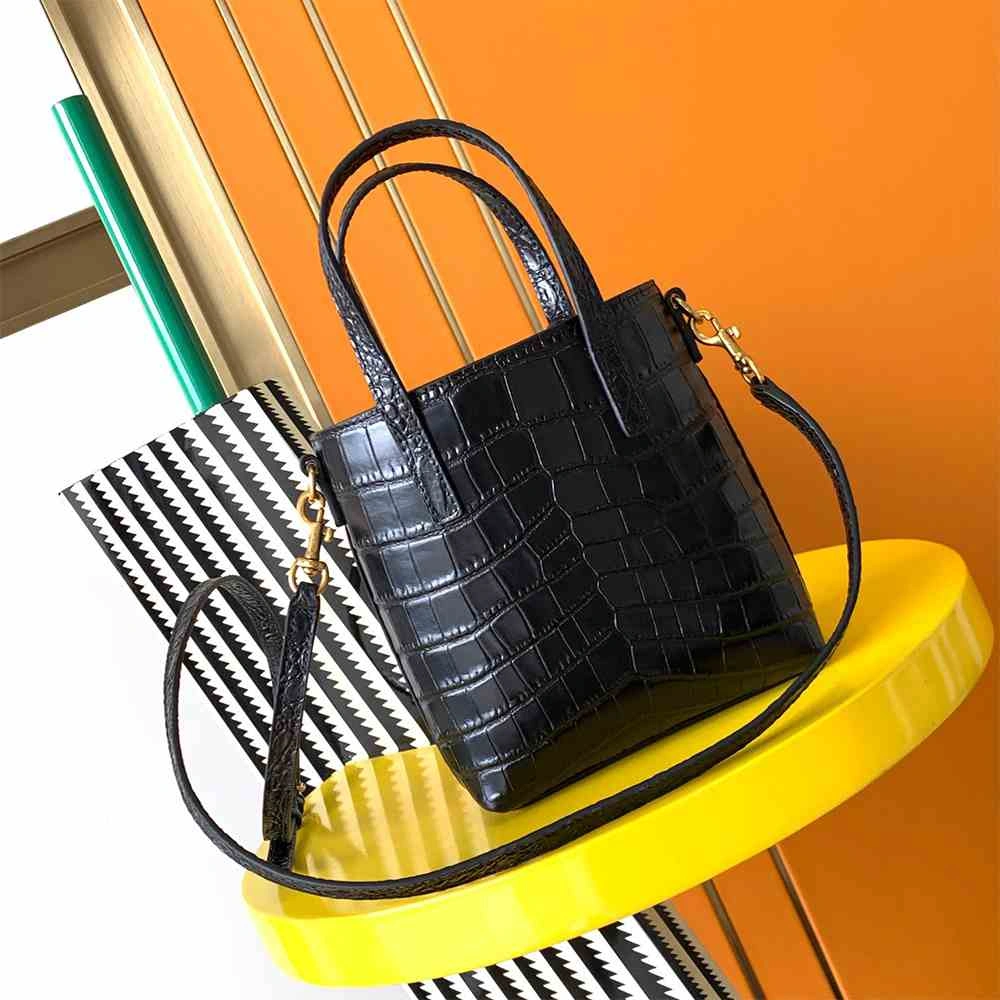 WeatherProof YSL Mini toy shopping Saint Laurent IN CROCODILE-EMBOSSED LEATHER 2663