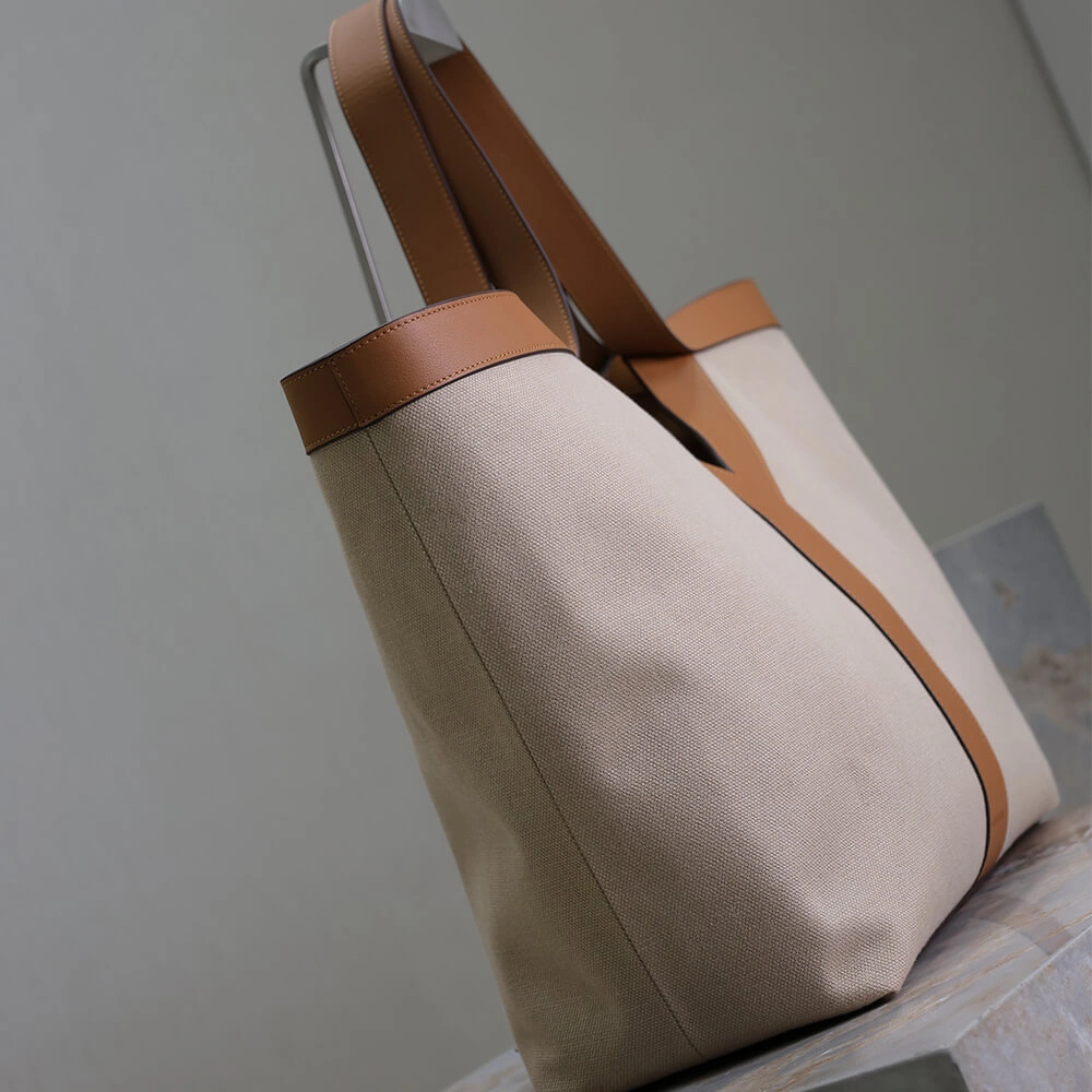 Affordable YSL Y TOTE IN CANVAS AND LEATHER(HIGH-END GRADE) 2767
