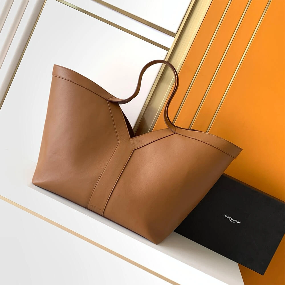 YSL Y TOTE IN LEATHER(HIGH-END GRADE) Vibrant 2749